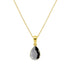 Sidabrinis pakabukas "Kristāla Lāse (Jet Hematite)" su Preciosa™ kristalais